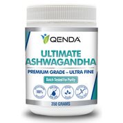 Ultimate Ashwagandha 350g "Qenda" Certified Organic
